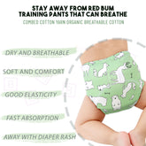 Waterproof Breathable Cotton Potty Training Pants for Babies (Blue Pineapple)